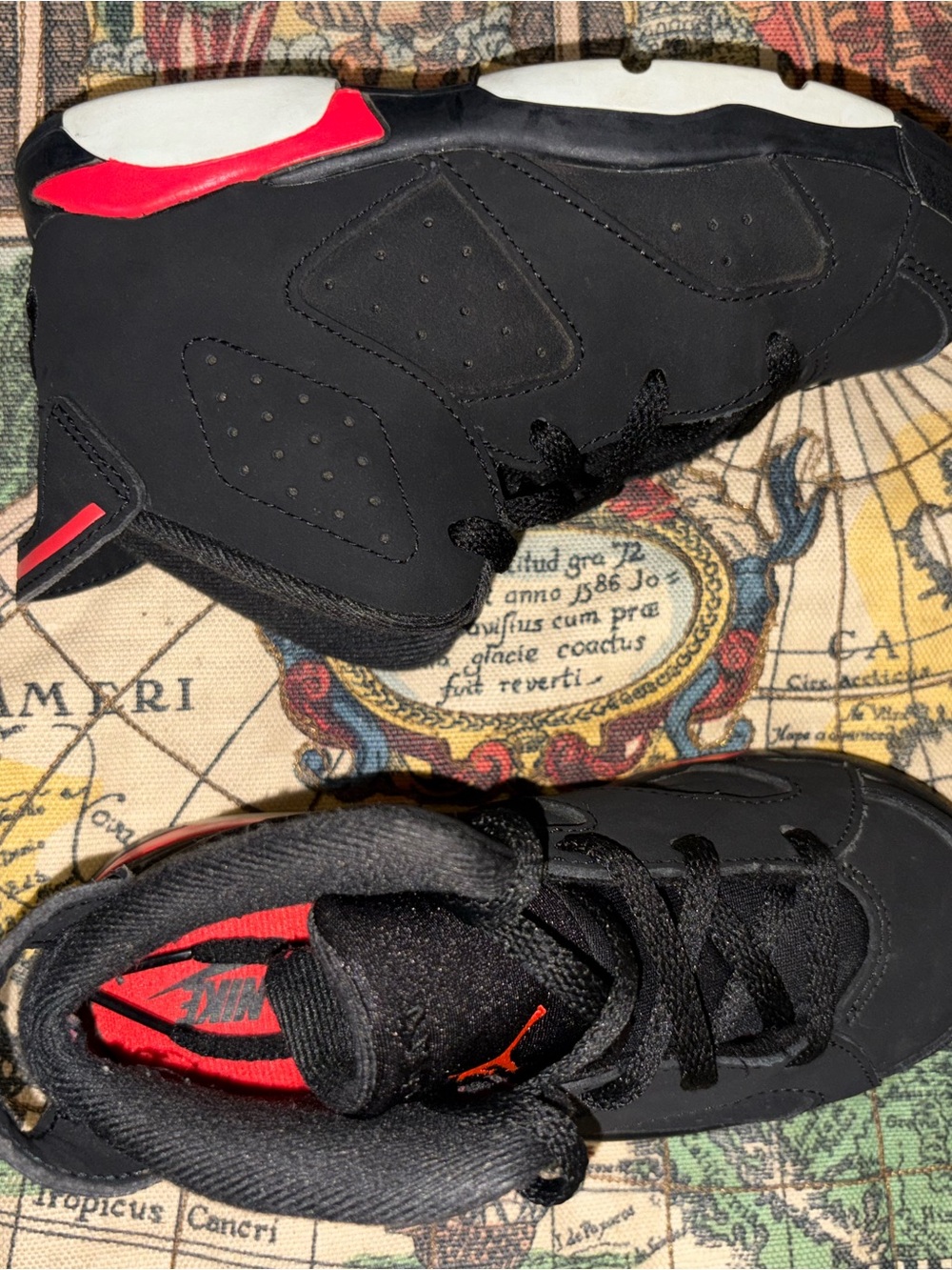 Nike Air Jordan Retro Black/Red Basketball Shoes